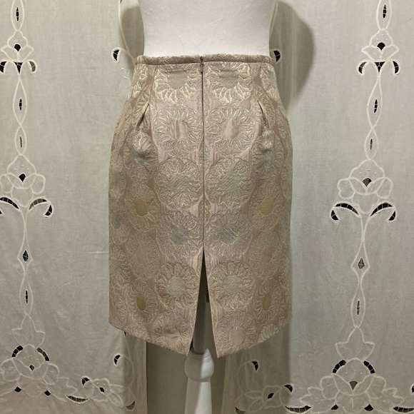 SPARKLE This HOLIDAY SEASON in Brooks Brothers Brocade Skirt, Size 0P, NWT - Picture 8 of 13